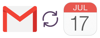 Synchroniser Gmail avec iCloud Agenda