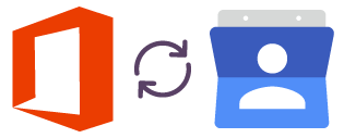 Outlook 365 mit Google-Kontakten synchronisieren