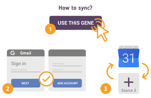 Comment synchroniser votre Agenda Gmail avec SyncGene ?
