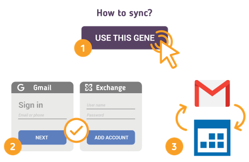 Comment synchroniser Gmail avec Exchange Agenda?