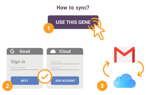 How to Sync Gmail with iCloud?