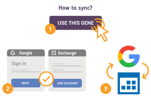 Comment synchroniser Google avec Exchange Agenda?