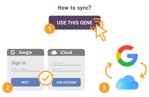 How to Sync Google with iCloud?