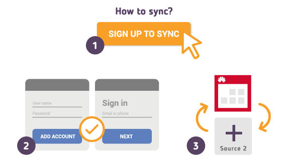 How to Synchronize your Huawei Calendar with SyncGene?