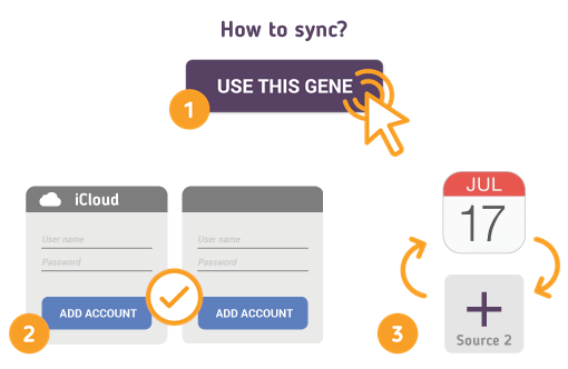 Comment synchroniser votre Calendrier iCloud avec SyncGene ?