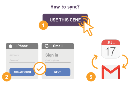 Comment synchroniser le calendrier iPhone avec Gmail?