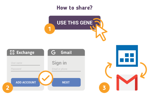 How to Share Exchange Calendar with Gmail?
