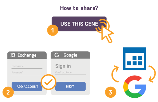 Comment partager Exchange Agenda avec Google?
