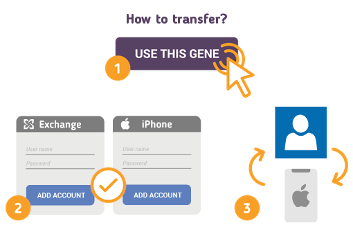 Comment transférer des contacts d’Exchange vers iPhone?