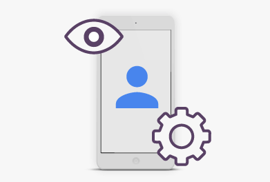 View and manage Android Contacts on your mobile device