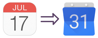Move iCloud Calendar to Google