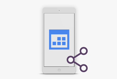 Share Google Calendar from your mobile device