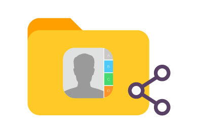 Share selected iCloud Contacts Share selected iCloud Contacts