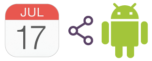 Share iOS Calendar with Android