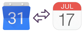 Transfer Google Calendar to iPhone