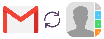 Sync Gmail with Apple Contacts