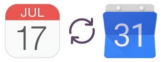 Sync iOS Calendar with Google Calendar
