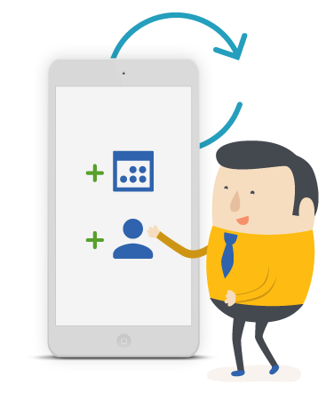 Add Contacts and Calendar of people around you Add Contacts and Calendar of people around you