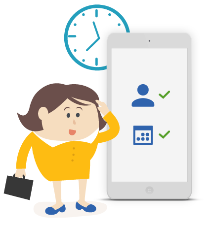 Automatic scheduled Synchronization. Always up to date. Automatic scheduled Synchronization. Always up to date.