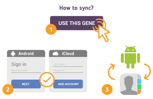 How to Sync Android with Apple Contacts?