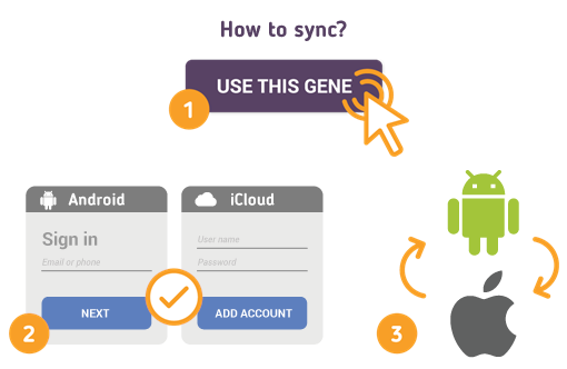 Comment synchroniser les contacts Android avec iOS?