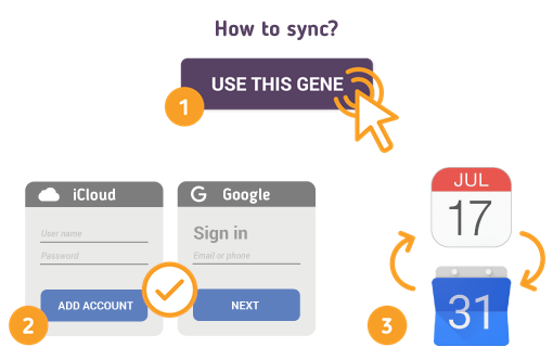 Comment synchroniser Apple Agenda avec Google Agenda?