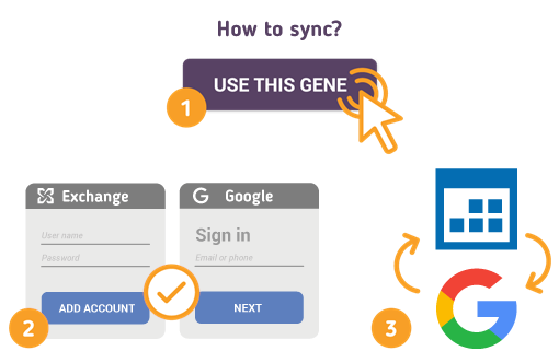 Comment synchroniser le calendrier Exchange avec Google?