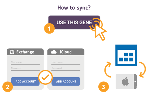 Comment synchroniser le calendrier Exchange avec iPad?