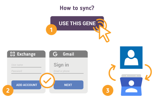 How to Sync Exchange Contacts with Gmail Contacts?