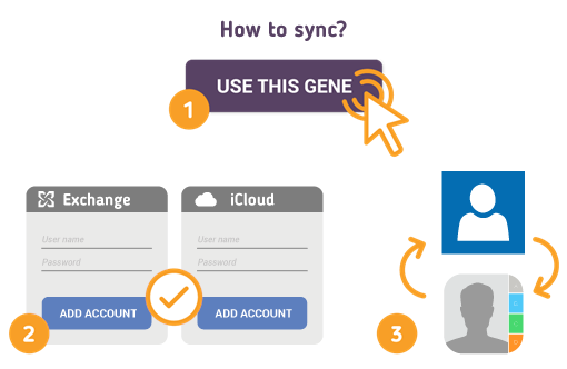 Wie synchronisiere ich Exchange-Kontakte mit iCloud-Kontakten?