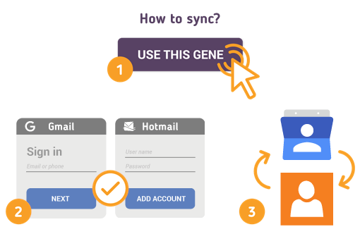Comment synchroniser les contacts Gmail avec les contacts Hotmail?