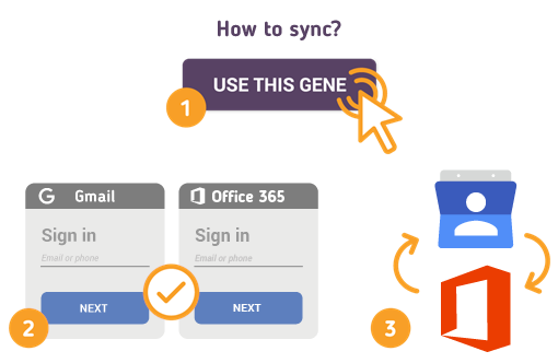 How to Sync Gmail Contacts with Office 365?