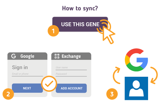 How to Sync Google with Exchange Contacts?