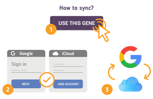 Comment synchroniser Google avec iCloud?