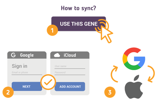 How to Sync Google with iOS?