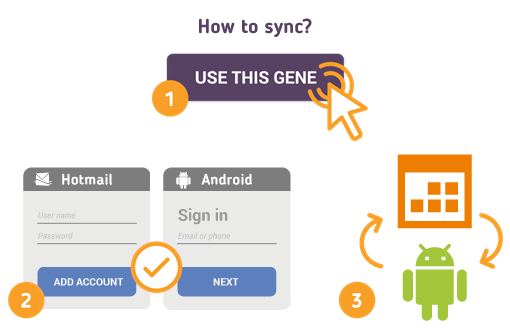 Comment synchroniser le calendrier Hotmail avec Android?