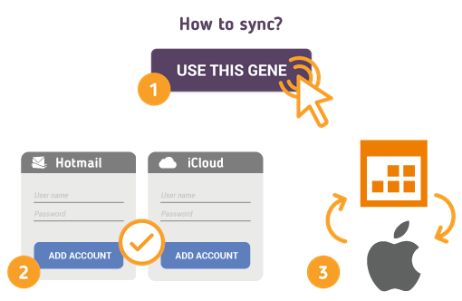 Comment synchroniser le calendrier Hotmail avec iOS?