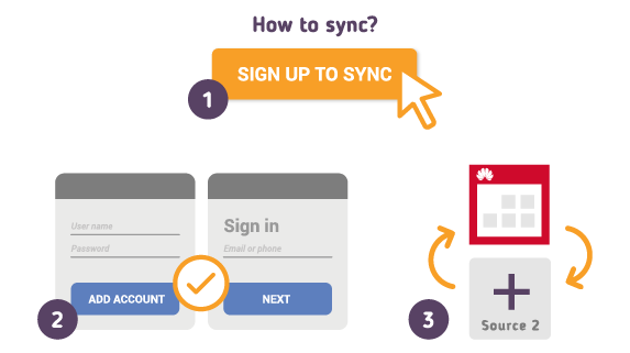 Comment synchroniser votre Calendrier Huawei avec SyncGene ?