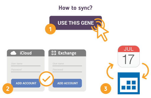 Comment synchroniser le calendrier iCloud avec le calendrier Exchange?