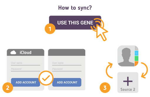 Wie synchronisiere ich Ihr iCloud-Kontakte mit SyncGene?