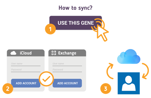 Comment synchroniser iCloud avec des contacts Exchange?