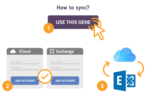 How to Sync iCloud with Microsoft Exchange?