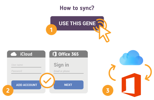 How to Sync iCloud with Office 365?