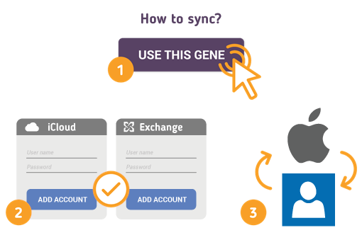 Wie synchronisiere ich iOS mit Exchange-Kontakten?