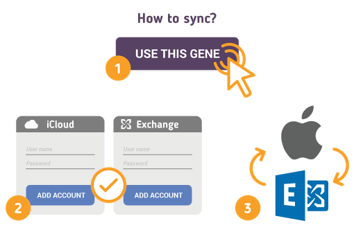 Wie synchronisiere ich iOS mit Microsoft Exchange?