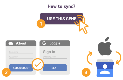 Comment synchroniser iOS avec Google Contacts?