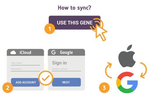 Comment synchroniser iOS avec Google?