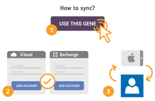 Comment synchroniser l’iPad avec les contacts Exchange?