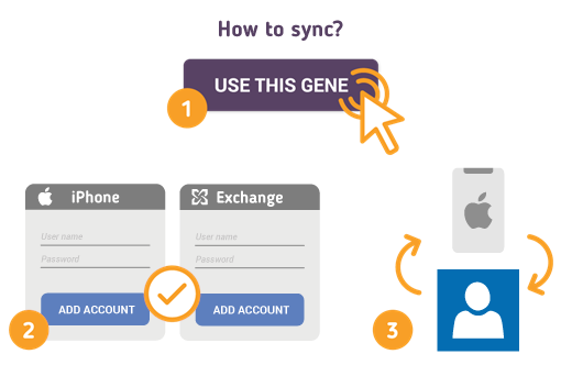 Comment synchroniser l’iPhone avec les contacts Exchange?