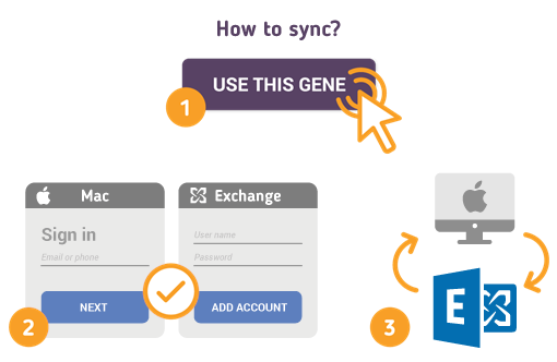 Wie synchronisiere ich den Mac mit Microsoft Exchange?